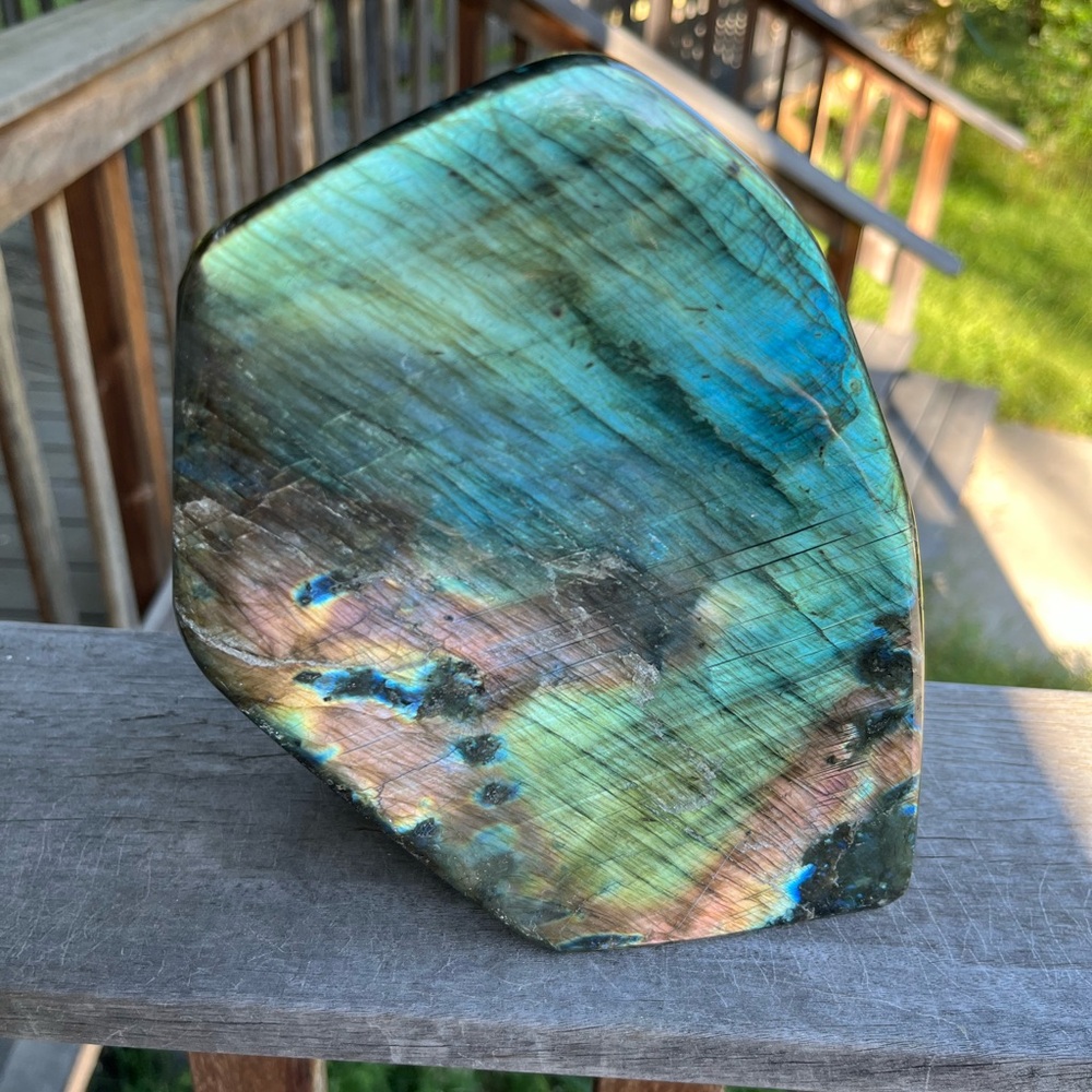 Polished Labradorite Display Stone